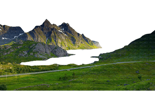 Berg landskap - ilmainen png
