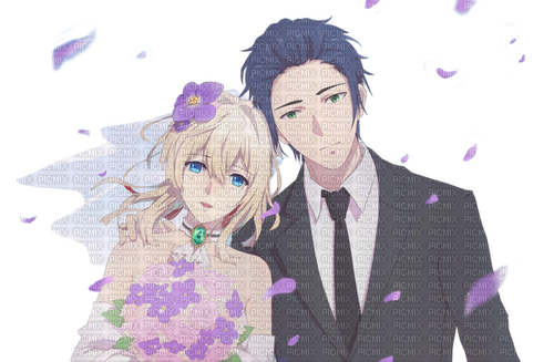 Violet and Gilbert ❤️ elizamio - 無料png