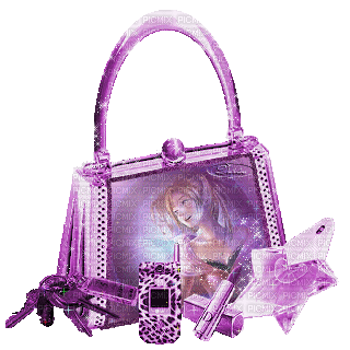 Bag Violet Gif - Bogusia - Δωρεάν κινούμενο GIF