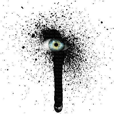 eye (created with gimp) - GIF animado gratis