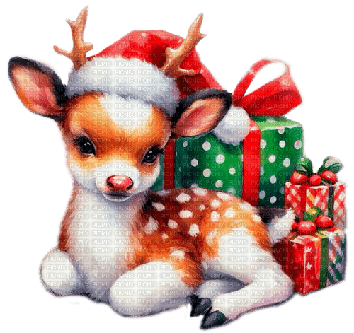 christmas deer by nataliplus - bezmaksas png