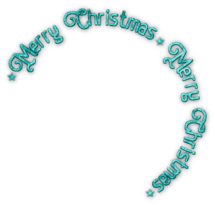 soave text christmas merry teal circle - darmowe png