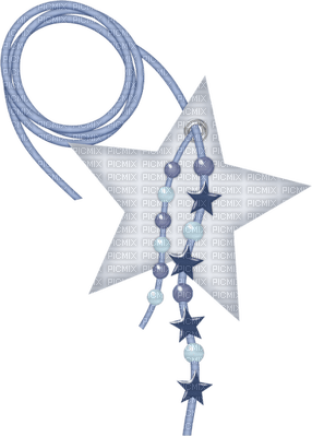 Kaz_Creations Deco Star Stars Colours Hanging Dangly Things - Free PNG