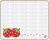 strawberry frame - Бесплатный анимированный гифка