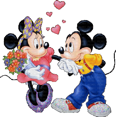 Mickey e Minnie - Darmowy animowany GIF