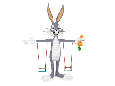 FKaz_Creations  Bugs Bunny Swings - darmowe png