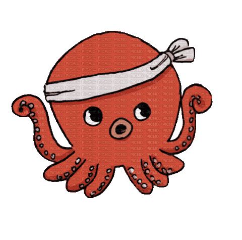 Sushi Octopus - Ingyenes animált GIF