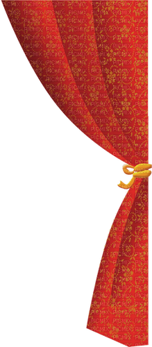 red curtain - zadarmo png