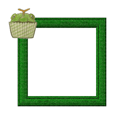 Small Green Frame - Безплатен анимиран GIF