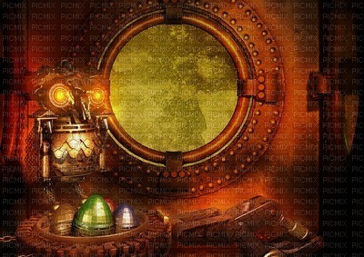 steampunk, background, tausta - 無料png