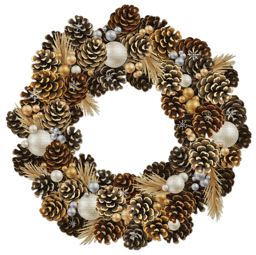 x mas wreath - Free PNG
