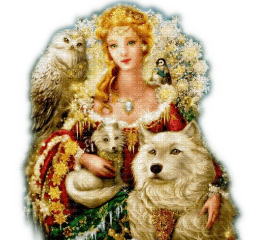 Rena Fantasy Princess Prinzessin Animals Tiere - δωρεάν png