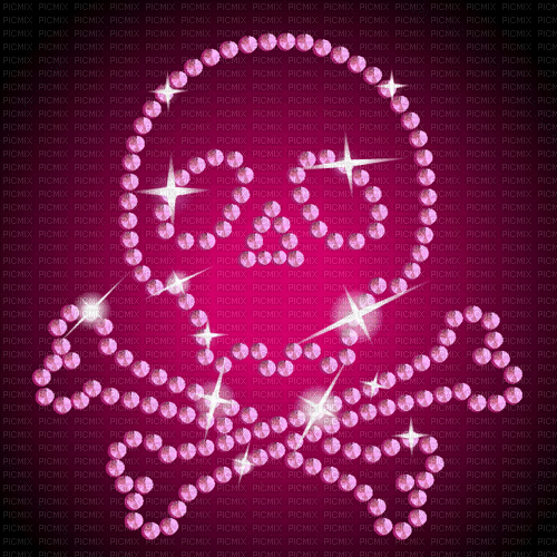 emo glitter skull - Bezmaksas animēts GIF