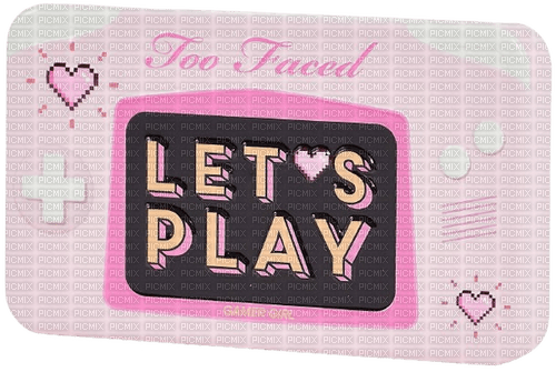 Too Faced Let's Play - 免费PNG