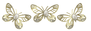 barre papillons - GIF animate gratis