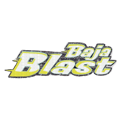 baja blast logo mountain dew glitter text - GIF animé gratuit