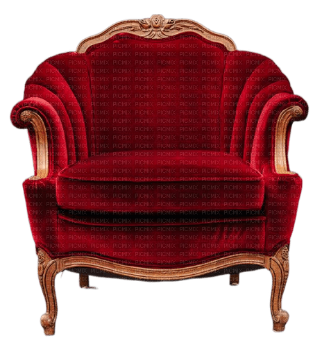 Armchair.Fauteuil.Sillón.Red.Victoriabea - 無料png