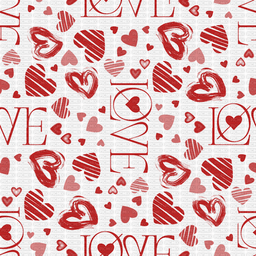 sm3 red vday red pattern love words image - Free PNG