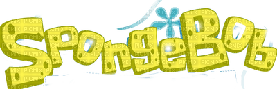 spongebob text - kostenlos png