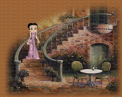 Betty Boop ** - Zdarma animovaný GIF
