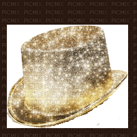 Gold Party Hat - GIF animado grátis