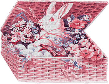 soave deco easter animals bunny eggs vintage - Free PNG