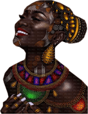 woman face Africa bp - png gratuito