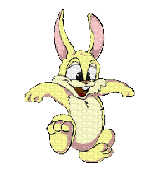 bunny hare hasen lièvre animation sweet gif anime animated easter Pâques Paques  ostern animal animaux tube - Δωρεάν κινούμενο GIF
