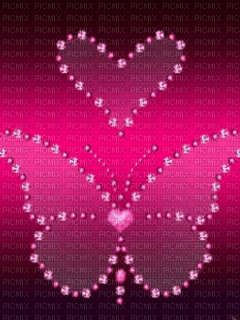 Papillon fond rose (stamp clem27) - 無料のアニメーション GIF