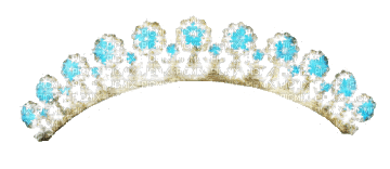 blue diamond crown - GIF animasi gratis