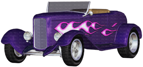 Purple Roadster Automobile Car - фрее пнг