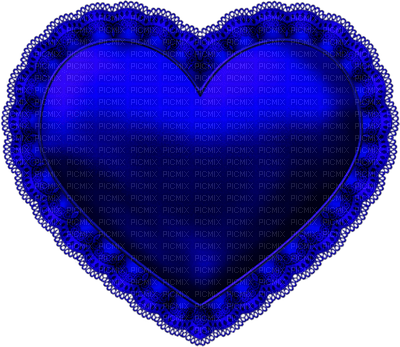 coer,coração azul-l - PNG gratuit