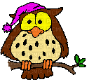 Sleepy Owl gif - Gratis animeret GIF