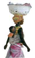femme afrique - png ฟรี