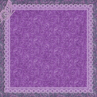 minou-vintage-purple-bg-frame - gratis png