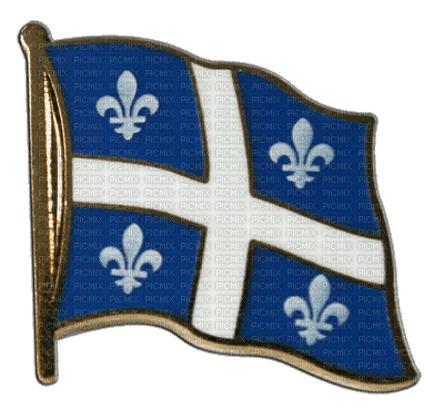 Drapeau Du Québec - Besplatni animirani GIF