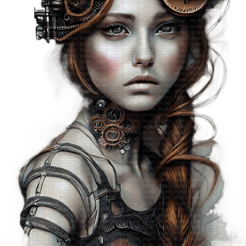 kikkapink gothic steampunk girl woman - δωρεάν png