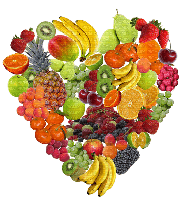 heart-fruit-hjärta-frukt-deco - nemokama png