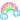 rainbow mini sticker - Gratis animeret GIF