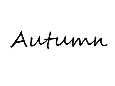 autumn text letter  Quotes tube black - zdarma png