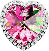 Heart.Gems.Jewels.White.Pink - KittyKatLuv65 - Darmowy animowany GIF