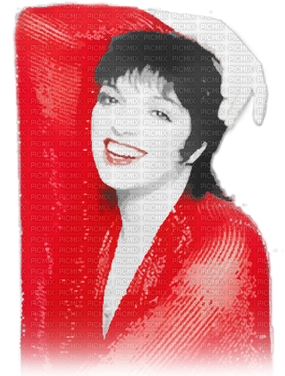 soave woman vintage  Liza Minnelli black white red - 免费PNG