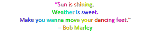 quote sun bob marley text - 免费PNG