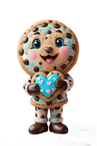 Cute Cookie Creature - zdarma png