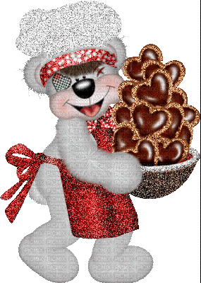 Kaz_Creations Deco Valentine Heart Love Creddy Teddy Bear Animated - GIF animasi gratis