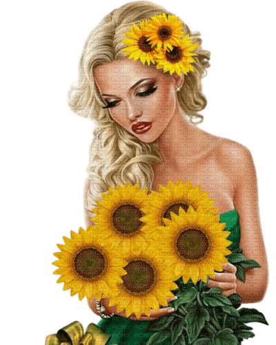 Sunflowers - png ฟรี