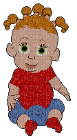 Babyz Girl in Red - Animovaný GIF zadarmo