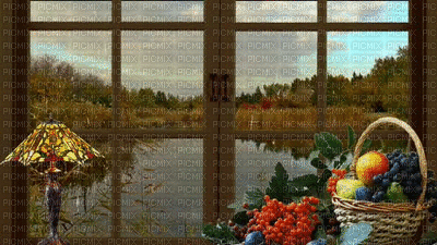 window, ikkuna, syksy, autumn - Animovaný GIF zadarmo