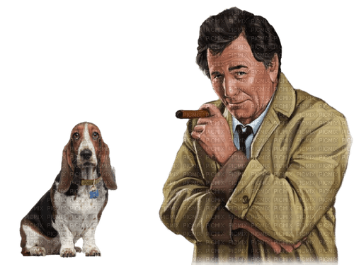 Colombo et son chien - Free PNG