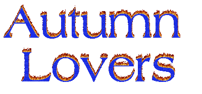 Kaz_Creations Animated Text Autumn Lovers - Free animated GIF